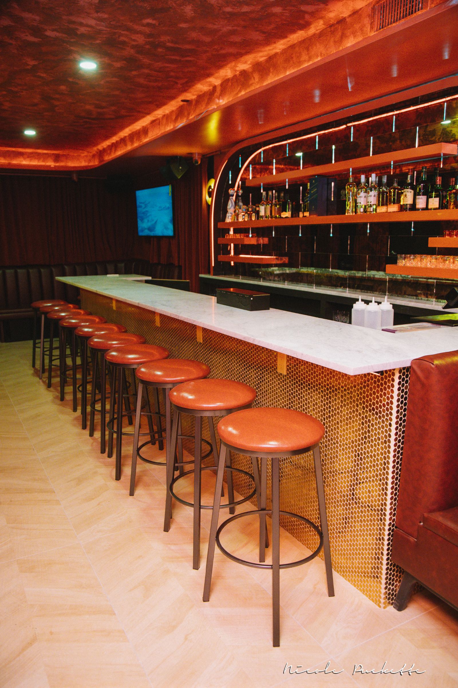 The Red Room bar at Elevated